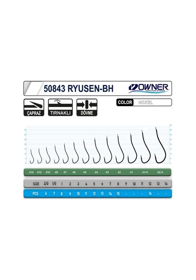 Owner 50843 Ryusen-bh White İğne 4