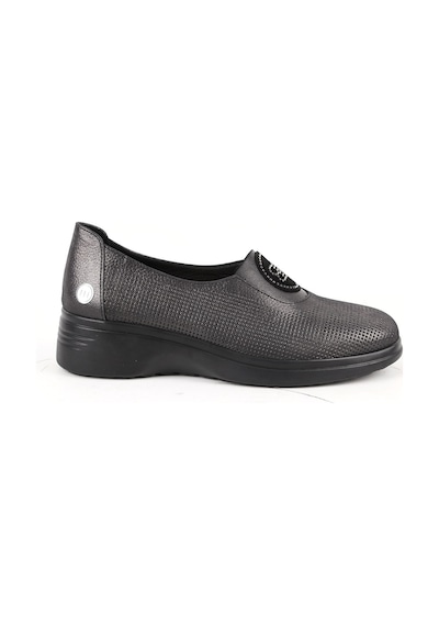 Mamma Mia Kadın Günlük Ayakkabı Hakiki Deri Lazer Kesim Delikli Taş Detaylı Dolgu Taban Slip-on 26y-825 Gri Mamma Mia Kadın Günlük Ayakkabı Hakiki Deri Lazer Kesim Delikli Taş Detaylı Dolgu Taban Slip-on 26y-825 Gri