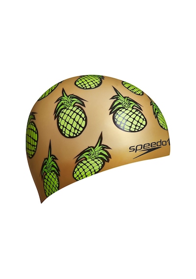 Speedo Slogan Baskılı Çocuk Yüzücü Bonesi Çok Renkli