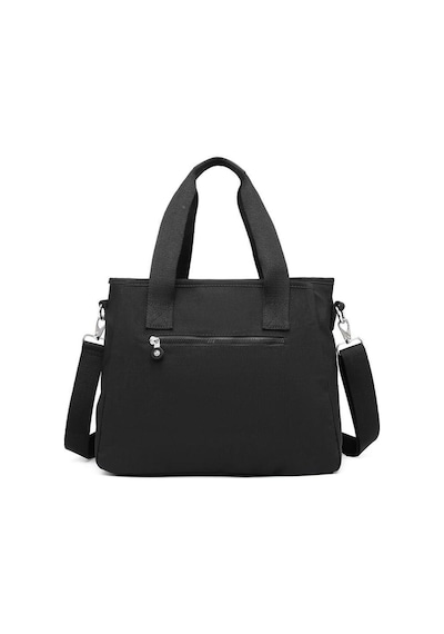 Smart Bags Omuz Askılı Kadın Çantası Krinkıl Kumaş 53310 Siyah