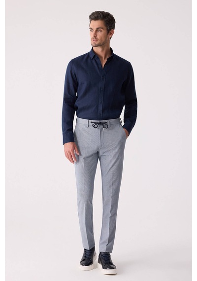 Erkek Gri Yazlık Jogger Pantolon