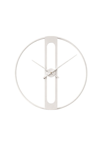 Dekoratif Beyaz 60 Cm İskelet Duvar Saati
