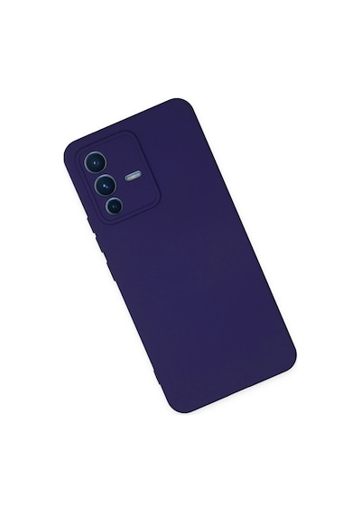 Newface Vivo V23 5g Kılıf Nano İçi Kadife Silikon Semeglbl - 59 - Mor