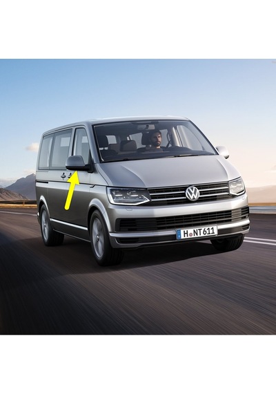 VW Caravelle 2015-19 Sağ Yan Dış Ayna Alt Kapağı Siyah 7E1857604B