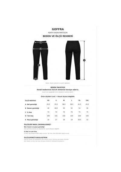 Goffra Kadın North Esnek Relaxed Pantolon Antrasit