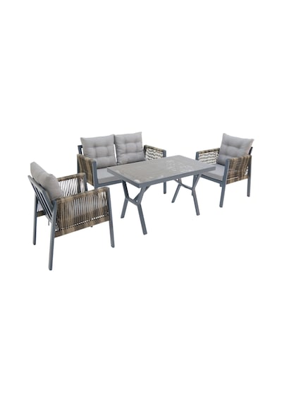 Viro 2+1+1 Rattan Bahçe Balkon Oturma Grubu Rehome Diğer