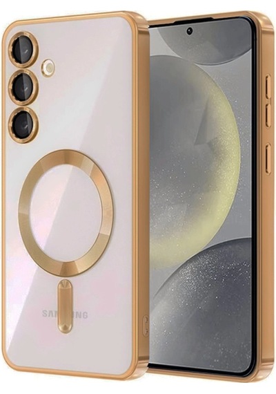 Mey İthalat Samsung Uyumlu Galaxy A55 5g Kross Magneticsafe Kapak - Çöl Titanyum