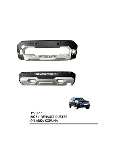 Renault Duster 2024 Üzeri Ön Arka Tampon Koruma Difüzör Seti