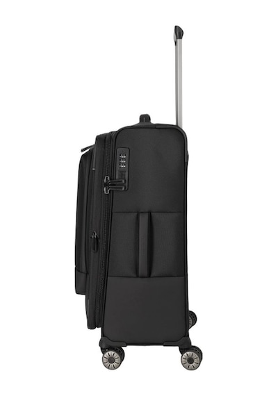 Travelite Travelit Crosslite 5.0 4w Trolley M Körüklü Orta Boy Valiz Siyah