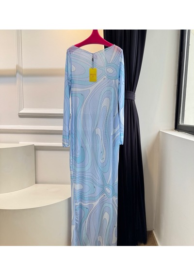 Premium İthal Plaj Elbise Bebek Mavisi