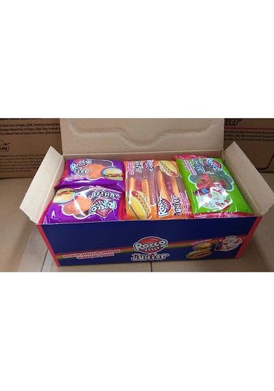 Rocco Jelly Junior Karışık Fast Food Meyve Sulu Jelibon 24 Adet