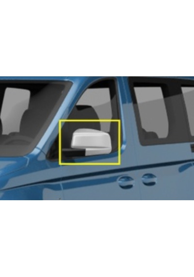 Volkswagen Uyumlu Caddy Ayna Kapağı 2020- Abs Krom