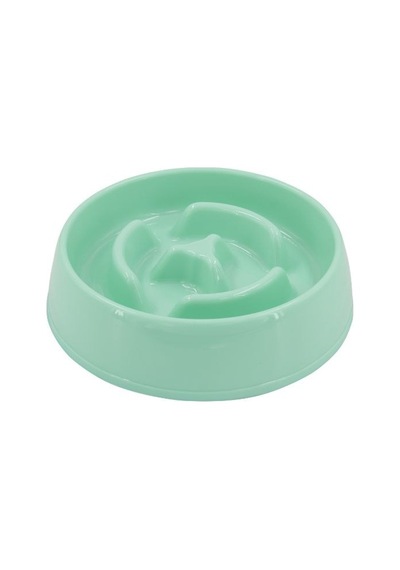Premium Temelgerekse Evcilhayvansahibi Modernçizgi Petshop Kedi Köpek Yavaş Mama Yeme Kabı 375 Ml