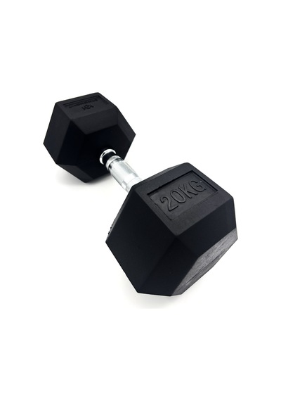 Alin Sport 20 Kg Kauçuk Profesyonel Olimpik Hex Dumbbell Hex Dambıl - Altıgen Dambıl