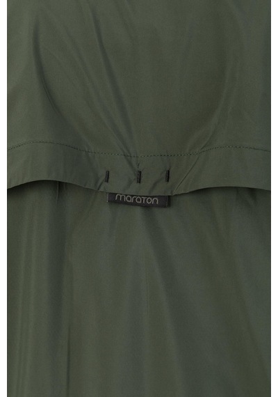 Maraton Sportswear Regular Erkek Dik Yaka Takma Kol Basic Yeşil Ceket 21871 YESIL Yeşil