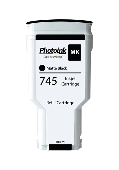 Hp 745xl-f9k05a Mat Siyah Uyumlu, Yüksek Kapasiteli Kartuş 300ml Bk8681989102644 Photoınk
