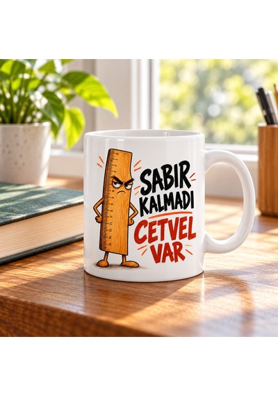 Sabır Ölçer Tasarımlı Porselen Kupa - Model 865