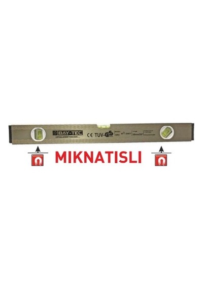 Bay Tec Mıknatıslı Metal Su Terazisi 60 Cm