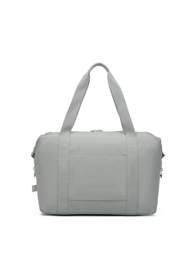 Smart Bags Orta Boy Su Geçirmez Extra Hafif Krınkıl Kumaş El Valizi Ve Spor Çantası Buz Gri