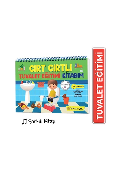 Yükselen Zeka Cırt Cırtlı Tuvalet Eğitimi Kitabım