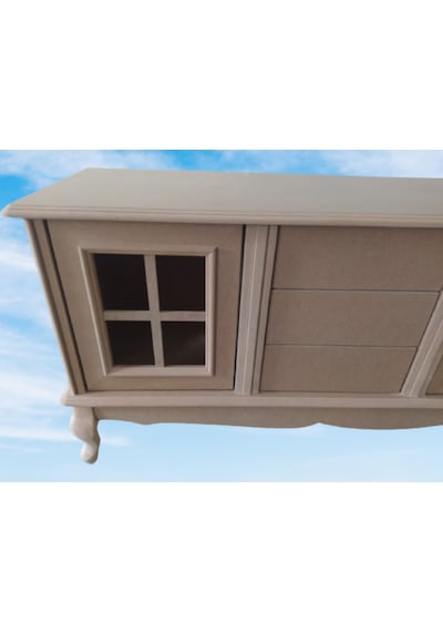 Bengimobilya Tv Sehpası Windovs Model Pencere Ahşap Kayın Avangart Aslan Ayak (483189385)