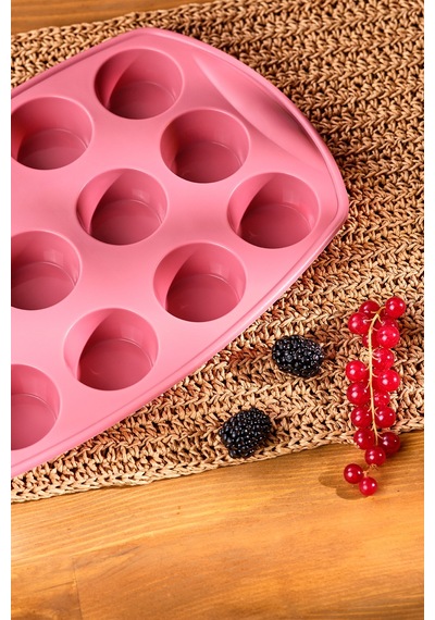 Emsan Silikon Muffin Kalıbı Pembe