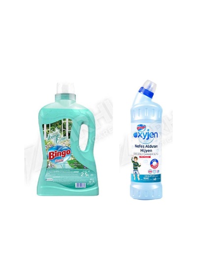 Bingo Yüzey Tem. Fresh 2.5 Lt + Oksi Jen 750 Ml 2'li Set Diğer
