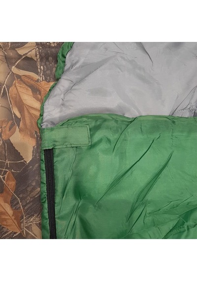 DFT Düz Başlık 190+30cm x75 Yeşil 5/15 Derece Uyku Tulumu Yeşil