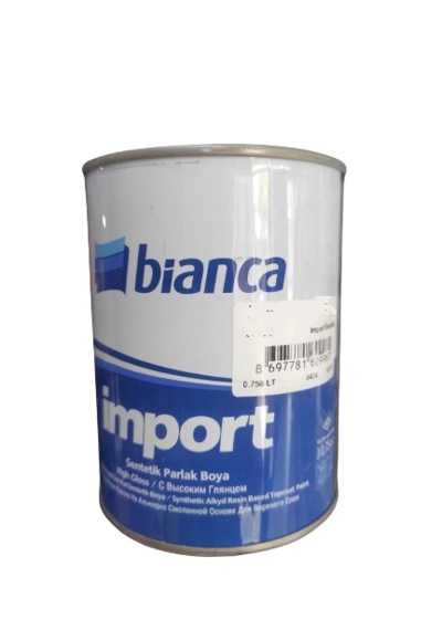 Bianca İmport Sentetik Ahşap & Metal Boyası Parlak 0.75 L Sarı