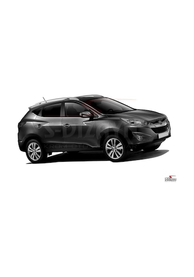 S-Dizayn Hyundai İx35 Krom Cam Çıtası 6 Prç 2010-2015