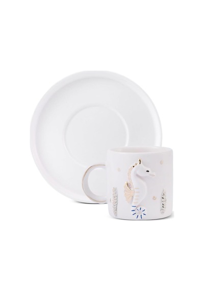 Tr Denizatı 2 Parça Tek Kişilik Kahve Fincanı Takımı 90 Ml Diğer