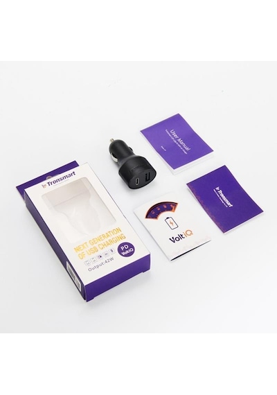 Tronsmart C2P 42W USB PD VoltiQ Araç Şarj Cihazı