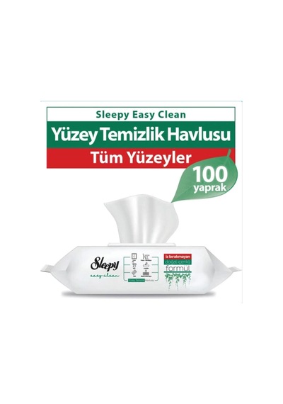 Easy Clean Beyaz Sabun Katkılı Yüzey Temizlik Havlusu - 100'lü 10 Paket Diğer