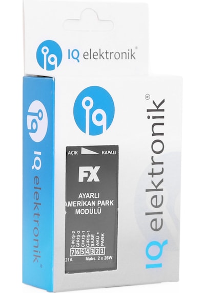 Ayarlı Amerikan Park Modülü Iq Marka Fx Yeni Nesil Seri Li