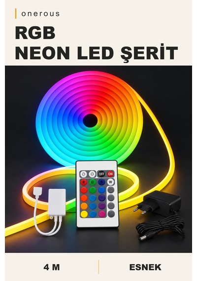 Onerous 4 M Rgb Neon Led Şerit