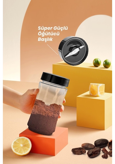 Goldmaster Mixgrind 2 in 1 Kişisel Smoothie Blender ve Kahve Baharat Öğütücü