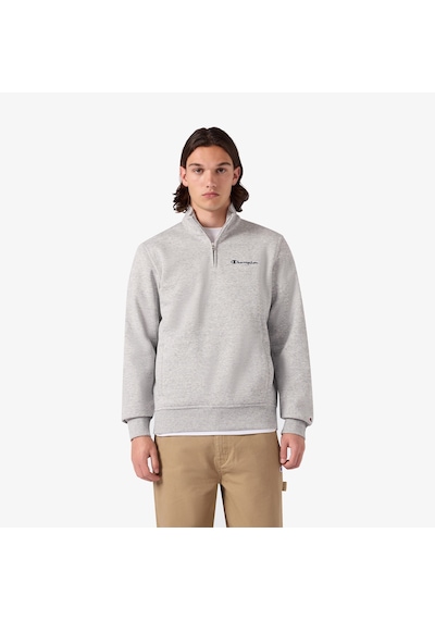Champion Half Zip Erkek Gri Sweatshirt 221797 2800282