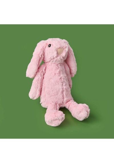 Soft Rabbit Figürlü Yastık - Pembe - 16x35 Cm