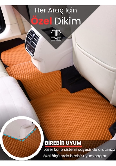 Volvo Xc70 2007-2016 Uyumlu Eva Paspas Tam Set Oto Paspas,araca Özel,tam Koruma,kolay Montaj 865