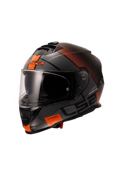 Ls2 Storm 2 Epıc Siyah-turuncu Kask Turuncu