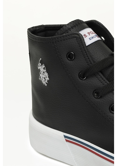 U.s. Polo Assn. Penelope Hıgh P Wt 5pr Siyah Kadın High Sneaker Siyah
