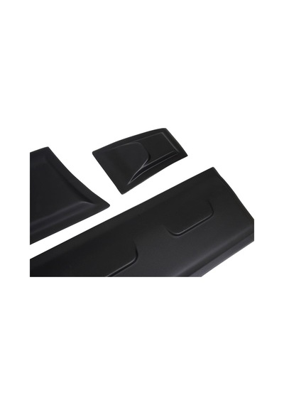 Ford Transit 2003-2013 Kısa Şase Uyumlu Kapı Dodik Seti 6 Parça Abs Mat Siyah