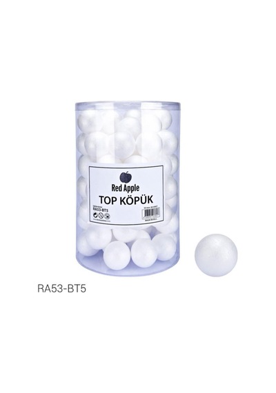 Red Apple Köpük Top Kavanoz No:5 50 Mm 80 Li Karışık