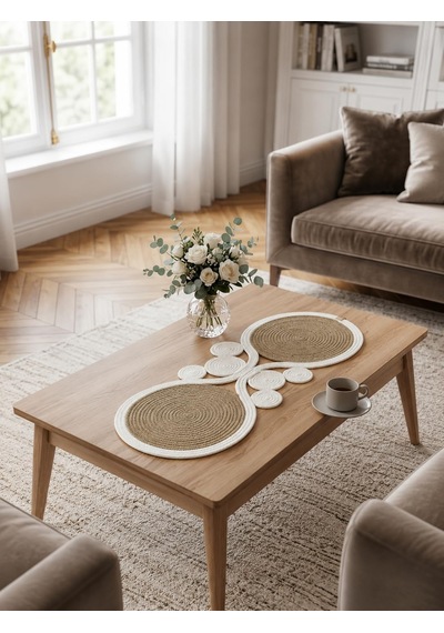 Dekoratif Pati Tasarımlı Jüt Masa Runner, El Yapımı Jüt İpli, Krem Rengi, Yuvarlak Şekilli, Modern Ev Dekorasyonu İçin Masa Örtüsü 30x70 Çok Renkli Dekoratif Pati Tasarımlı Jüt Masa Runner, El Yapımı Jüt İpli, Krem Rengi, Yuvarlak Şekilli, Modern Ev Dekorasyonu İçin Masa Örtüsü 30x70 Çok Renkli