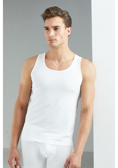 Blackspade 9305 Silver Erkek %94 Modal Atlet Beyaz
