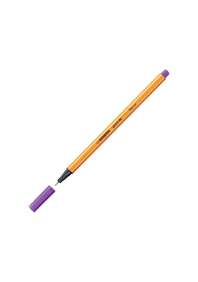 Stabilo Keçe Uçlu İnce Kalem 88 Point 0.4 Mm Mor 88/55 Çok Renkli