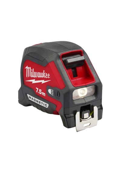 Milwaukee Manyetik Şerit Metre Led Işıklı 7.5mt 4932492469 7.5 M