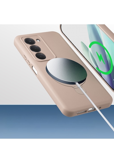Xiaomi Redmi 15 Kılıf M-safe Şarj Özellikli Standlı Mkst Samara Kapak - Lacivert Lacivert
