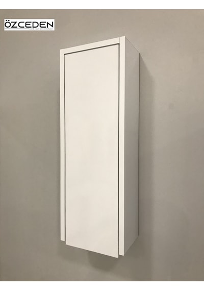 Çok Amaçlı Banyo Mutfak Dolabı 70Cm Mdf Parlak Beyaz