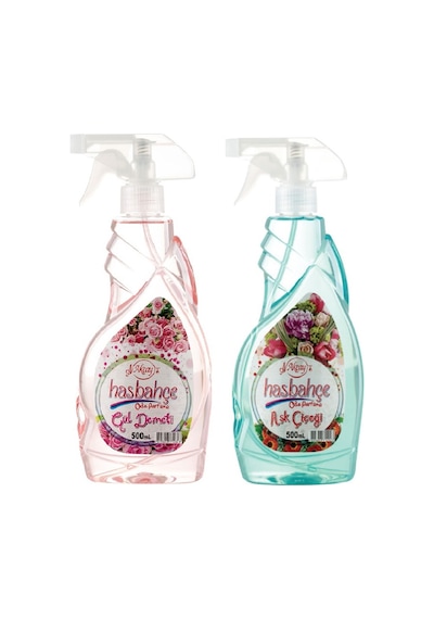 Akçay Hasbahçe Aşk Çiçeği + Gül Demeti Oda Kokuları 2 x 500 ML